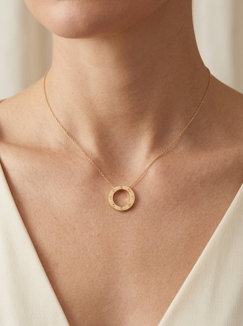 Gargantilla de oro 14k tipo diseñador Mod 5772 - 45 cm