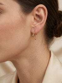 Grapas de oro 14k de corazón Mod 5562 2cm