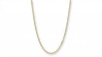 Cadena de oro 14k cubana diamantada Mod. LM5011 Caballero - 3 mm