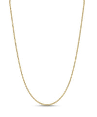 Cadena de oro 14k tejido cubano diamantada sólida mod 5825- 1.5 mm