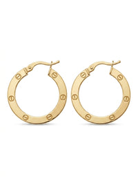 Arracadas de oro 14k tipo diseñador Mod 5539