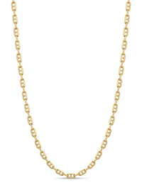 Cadenas de oro 14k tejido ancla hueca Mod 5944 - 3 mm