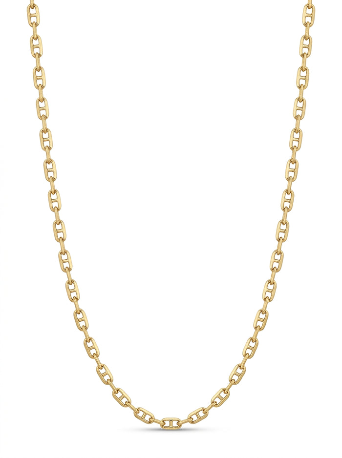 Cadenas de oro 14k tejido ancla hueca Mod 5944 - 3 mm