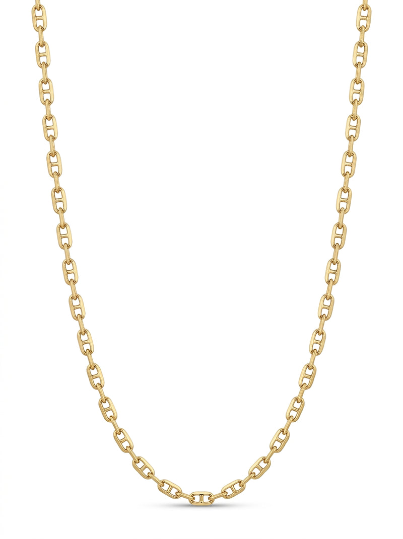 Cadenas de oro 14k tejido ancla hueca Mod 5944 - 3 mm