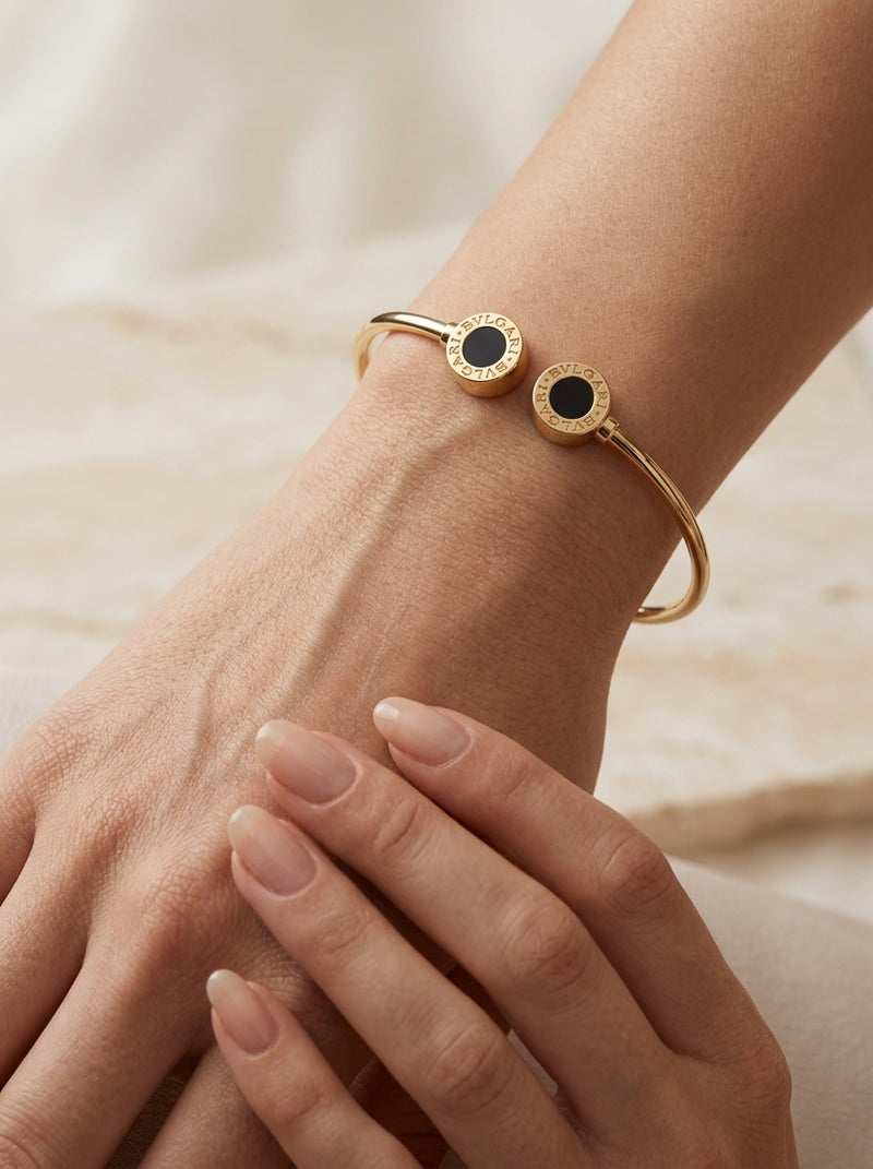 Brazalete 14k tipo diseñador mod 5719 - 18 cm
