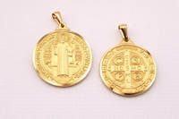 Medalla de San Benito de oro 10k Mod. 253707489009.1