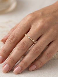 Anillo de oro 14k diseño maison Mod 5861