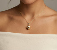 Dije de nudo de oro amarillo 14k Mod. 489013