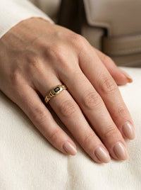 Anillo de oro 14k Mónaco Chain Classic mod 5888