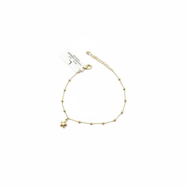 Pulsera Viviana con estrella de oro 14k Mod. 670618
