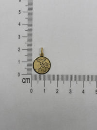 Medalla de Bautizo de oro 14k