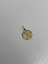 Medalla de Bautizo de oro 14k