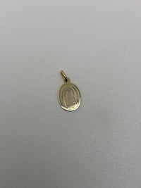 Medalla de la Virgen de oro 14k