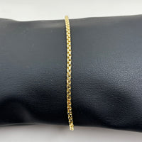 Pulsera tejido militar  de oro 14k Mod. 3120