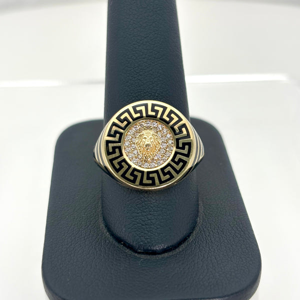 Anillo de diseñador de oro 14k Mod. 6610