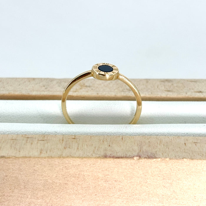 Anillo de diseñador de oro 14k Mod 1570