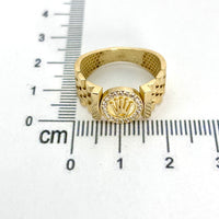 Anillo de diseñador de oro 14k mod 3485