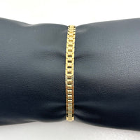 Pulsera tipo diseñador de oro 14k Mod. 4318