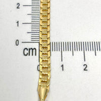 Pulsera tipo diseñador de oro 14k Mod. 4318