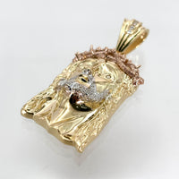 Dije del divino Rostro de oro 14k Mod 64482