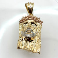 Dije del divino Rostro de oro 14k Mod 64482