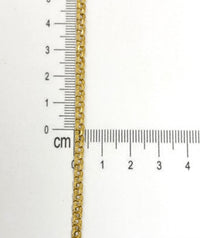 Cadena Tejido Chino de oro 14k