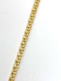 Cadena Tejido Chino de oro 14k