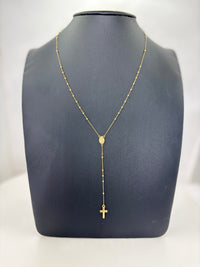 Rosario de oro amarillo 14k 45 cm 1 mm