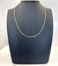 Cadena Cubana de oro 14k
