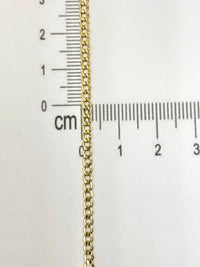 Cadena Cubana de oro 14k