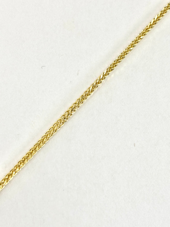 Cadena de Espiga de oro 14k