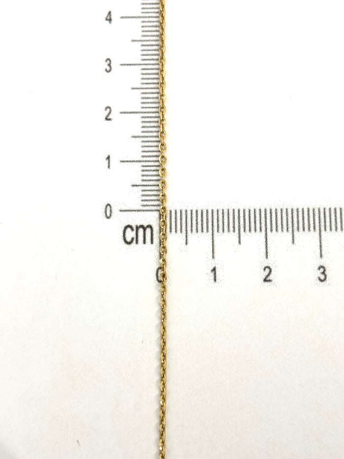 Cadena eslabón de oro 14k