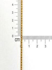 Cadena Torsal de oro 14k