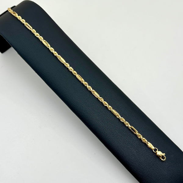 Pulsera torsal fígaro de oro 14k Mod. 2913