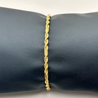 Pulsera torsal fígaro de oro 14k Mod. 2913