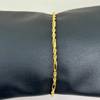 Pulsera torsal fígaro de oro 14k Mod. 1912