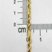 Pulsera torsal fígaro de oro 14k Mod. 2913