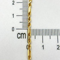 Pulsera torsal fígaro de oro 14k Mod. 1912