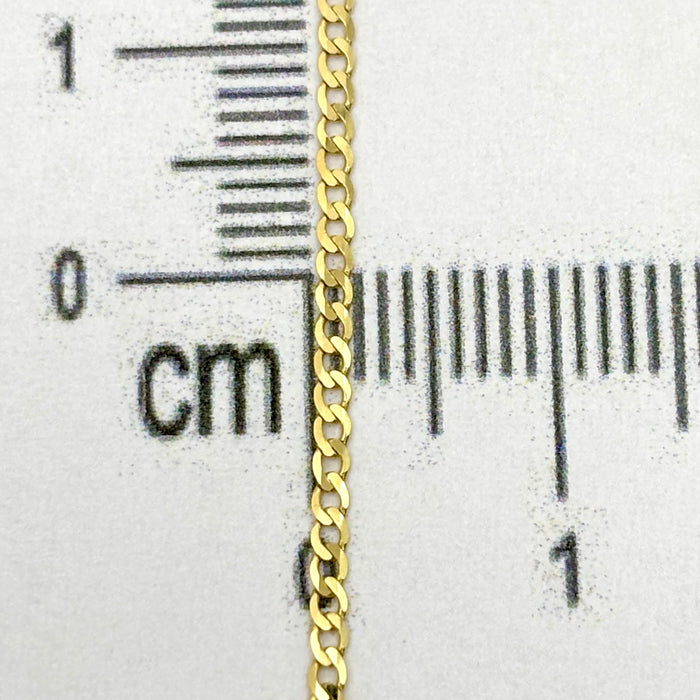Cadena cubana solida de oro 14k Mod.1642