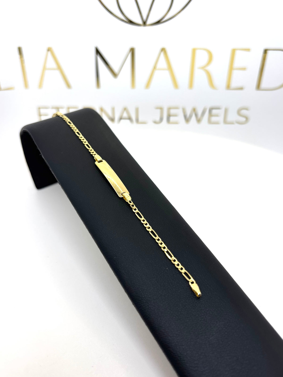 Esclava 3x1 lisa de oro 14k kids