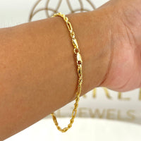 Pulsera torsal fígaro de oro 14k Mod. 1912