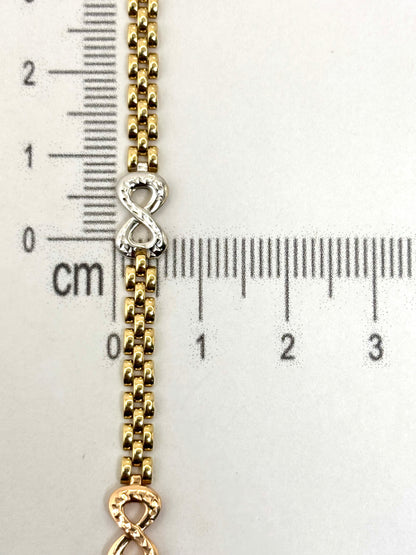 pulsera de infinitos para dama