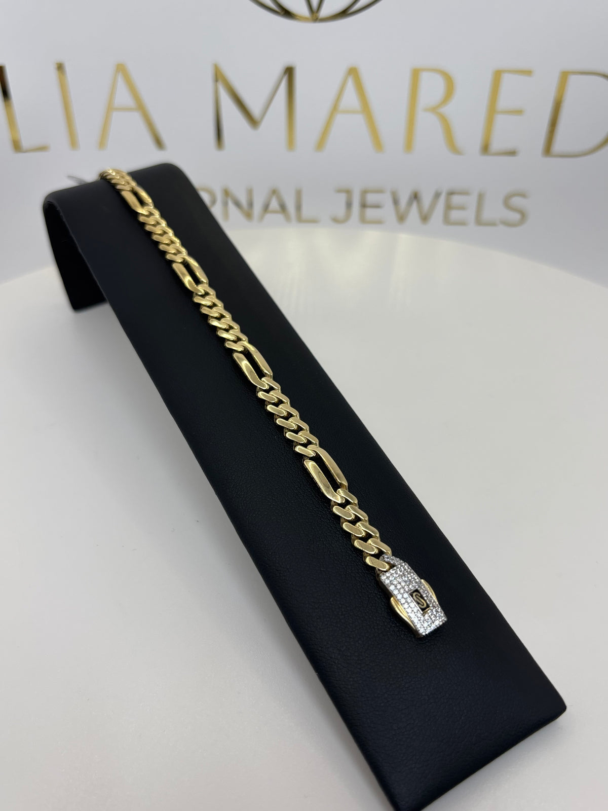 Pulso 3x1 de oro 14k