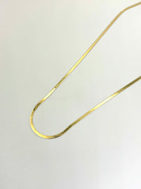 Gargantilla panza de víbora de oro 14k 40 cm