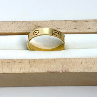 Anillo tipo diseñador en oro 14K