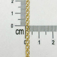 Cadena doble rombo de oro 14k de 40 cm  Mod 4030