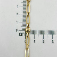 Pulsera tipo diseñador de oro 14k mod.5837