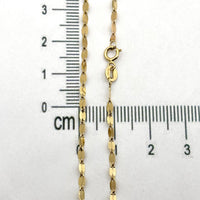 Cadena de semilla de oro 14k 55 cm Mod. 220