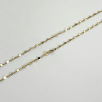 Cadena de semilla de oro 14k 55 cm Mod. 220