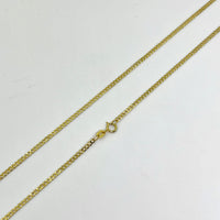 Cadena cubana ultraligera de oro 14k 55 cm mod. 5522